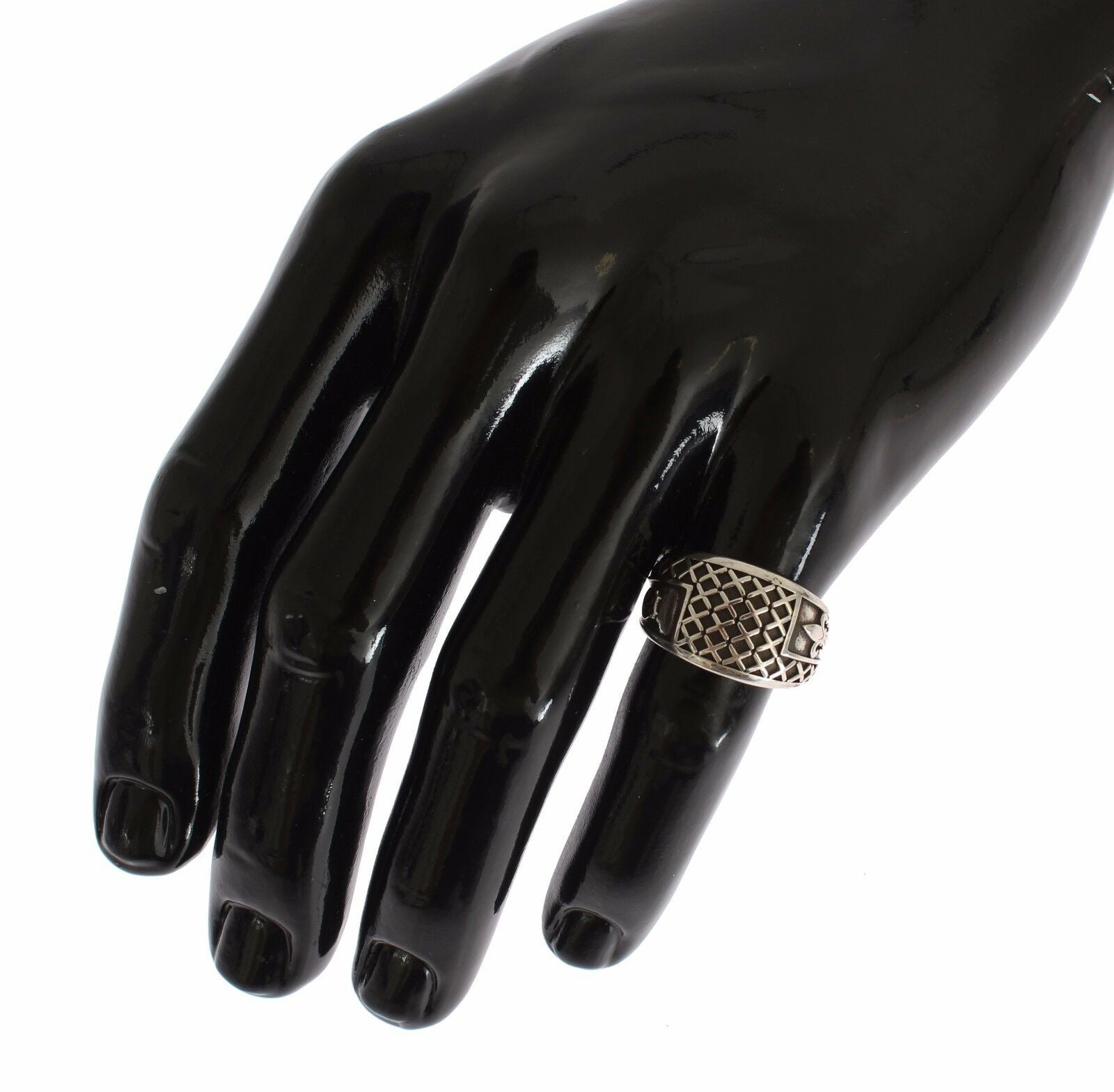 Nialaya Silver Rhodium 925 Sterling Ring - Fizigo